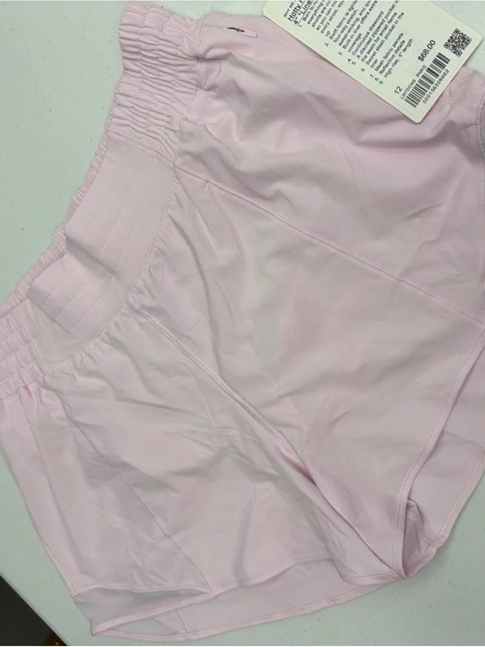 Lululemon Hotty Hot High Rise Short 4” Lined  Size 12 New With Tags